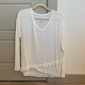 Splits59 white v-neck pullover